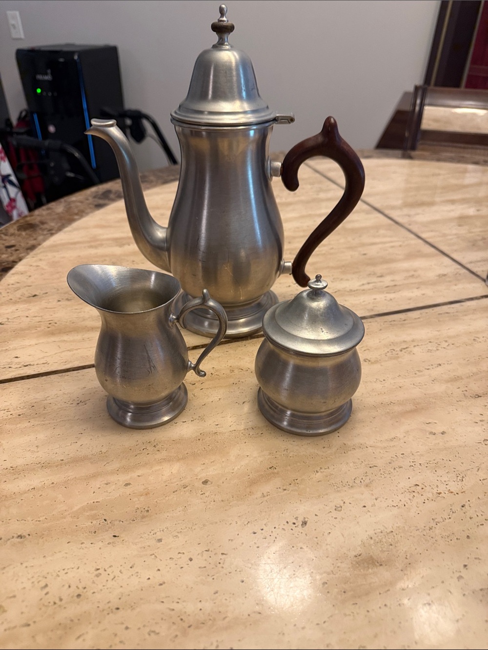 Royal holland pewter — Coffee Pot, Creamer & Sugar